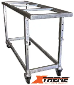 Xtreme Fabrication Table Galvanized Adjustable Height 