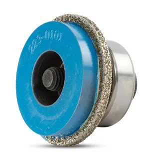 Diamond Wright Electroplated Router Bit Form A, 1/4"R, 30/40 Grit Ghines Connection