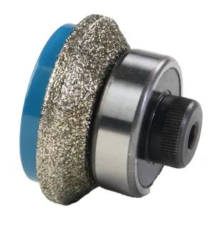 Diamond Wright Electroplated Router Bit Ghines, Form E 1/4" 30/40 Grit