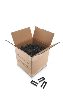 Diarex Tapered Plastic Wedge Black 1 1/2" x 3 3/8" Box of 1000