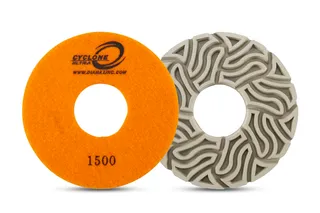 Cyclone Ultra Flat Edge Wheel 6" 1500 Grit QRS