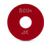 Alpha Twincur GEM-V QRS, 130mm Diameter, 500 Grit, Red