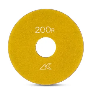 Alpha Twincur GEM-V QRS, 150mm Diameter, 200 Grit, Yellow