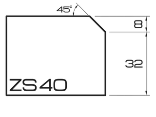 ADI UHS Profile ZS40 4cm 80 Series CNC Profile Wheels