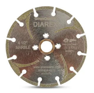 Diarex Electroplated Marble Blade 4 1/2" 5/8"-20mm - 7/8" 4 Holes