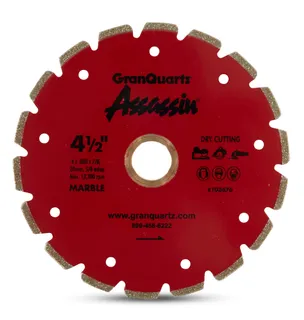 Assassin Electroplated Marble Blade 4-1/2" 5/8"-20mm - 7/8"