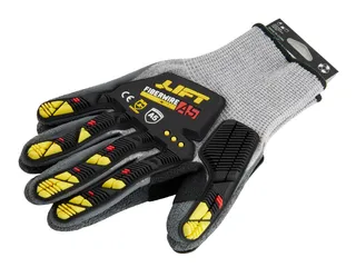 Lift Safety Fiberwire Cut A5 Impact Glove GFT-19YM Medium