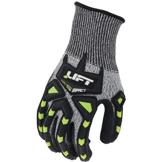 Lift Safety Fiberwire Cut A5 Impact Glove GFT-19YXL X-Large