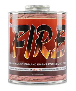 Superior Fire Color Enhancer for Exotic Stone Quart