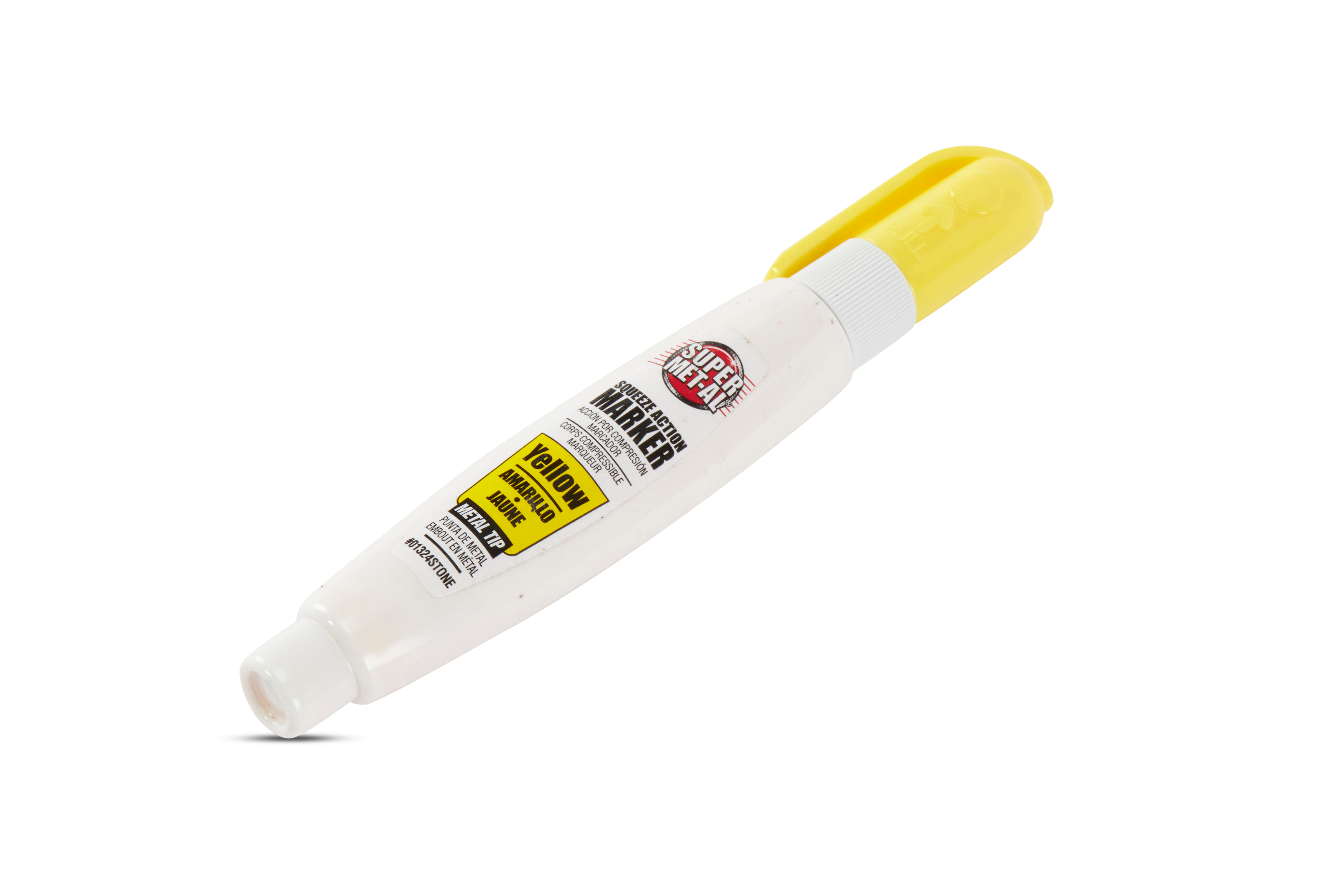 PAINT MARKER, INDUSTRIAL GRADE YELLOW, METAL TIP, FINE LINE PAINT MARKER, INDUSTRIAL GRADE YELLOW, METAL TIP, FINE LINE