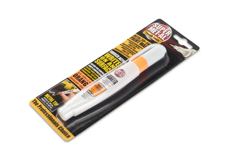 METAL TIP PAINT MARKER, ORANGE FINE LINE INDUSTRIAL GRADE