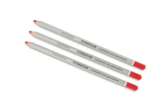 Omnichrome Marking Pencil Red Box Of 12 Not Permanent