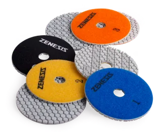 Zenesis 3 Step Hybrid Wet/Dry Polishing Pad 4" Step 2