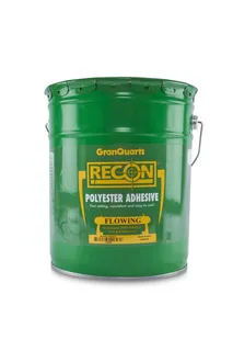 Recon Polyester Adhesive Flowing Transparent 5 Gallon