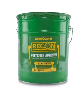 Recon Polyester Adhesive Flowing Transparent 5 Gallon