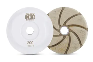 Diarex ICE Hybrid Combo Wheel 200 Grit 130mm Diameter Snail Lock