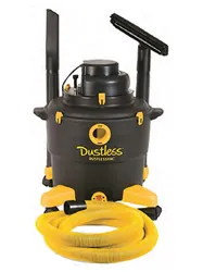 Dustless Technologies D1603 Wet/Dry Dustless Vacuum, 11.5 Amp