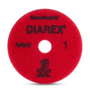 Diarex Hybrid 3 Step Polishing Pad 4" Step 1