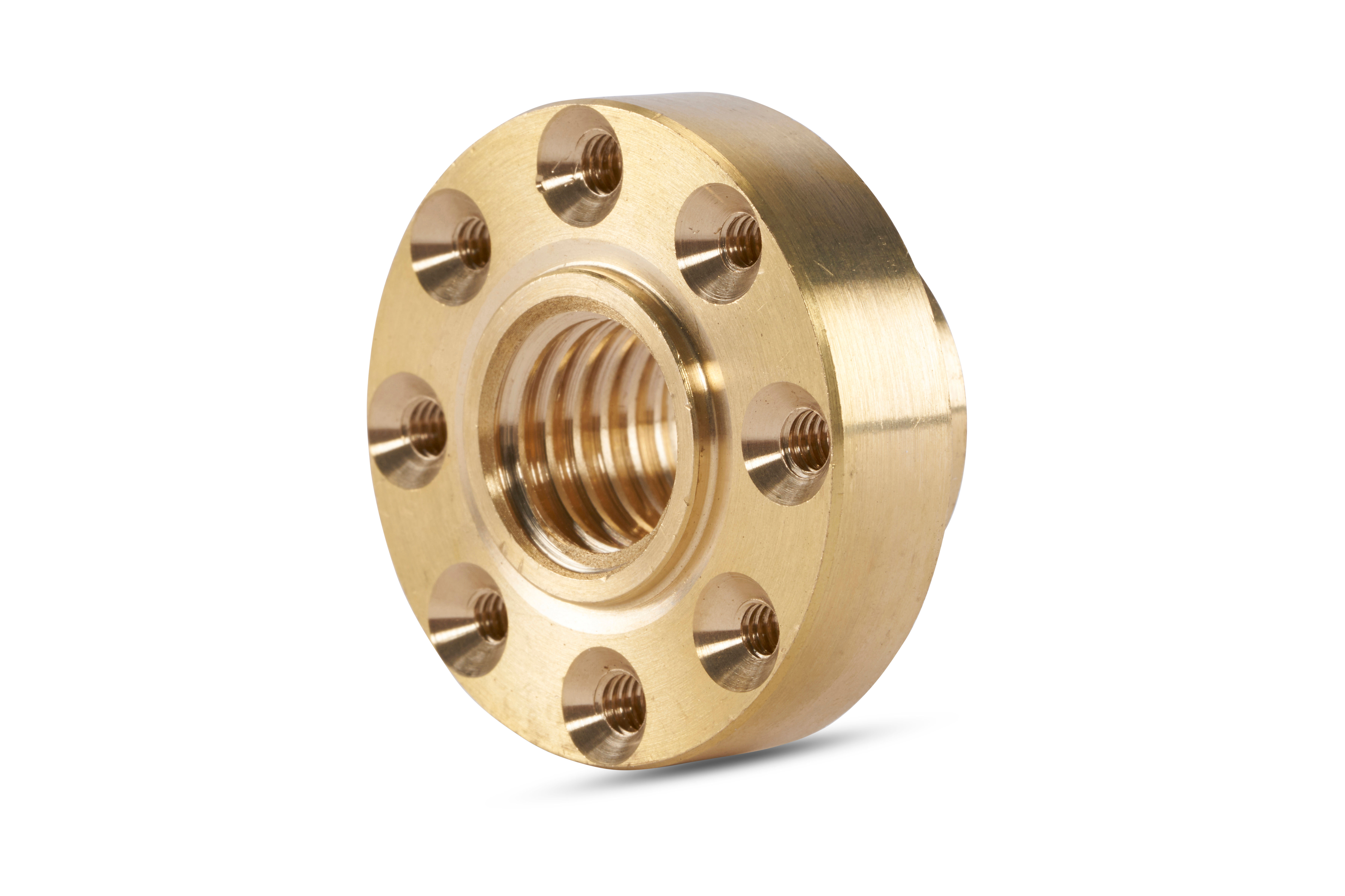 Diarex 4-Hole Flush-Mount Threaded Flange, 5/8