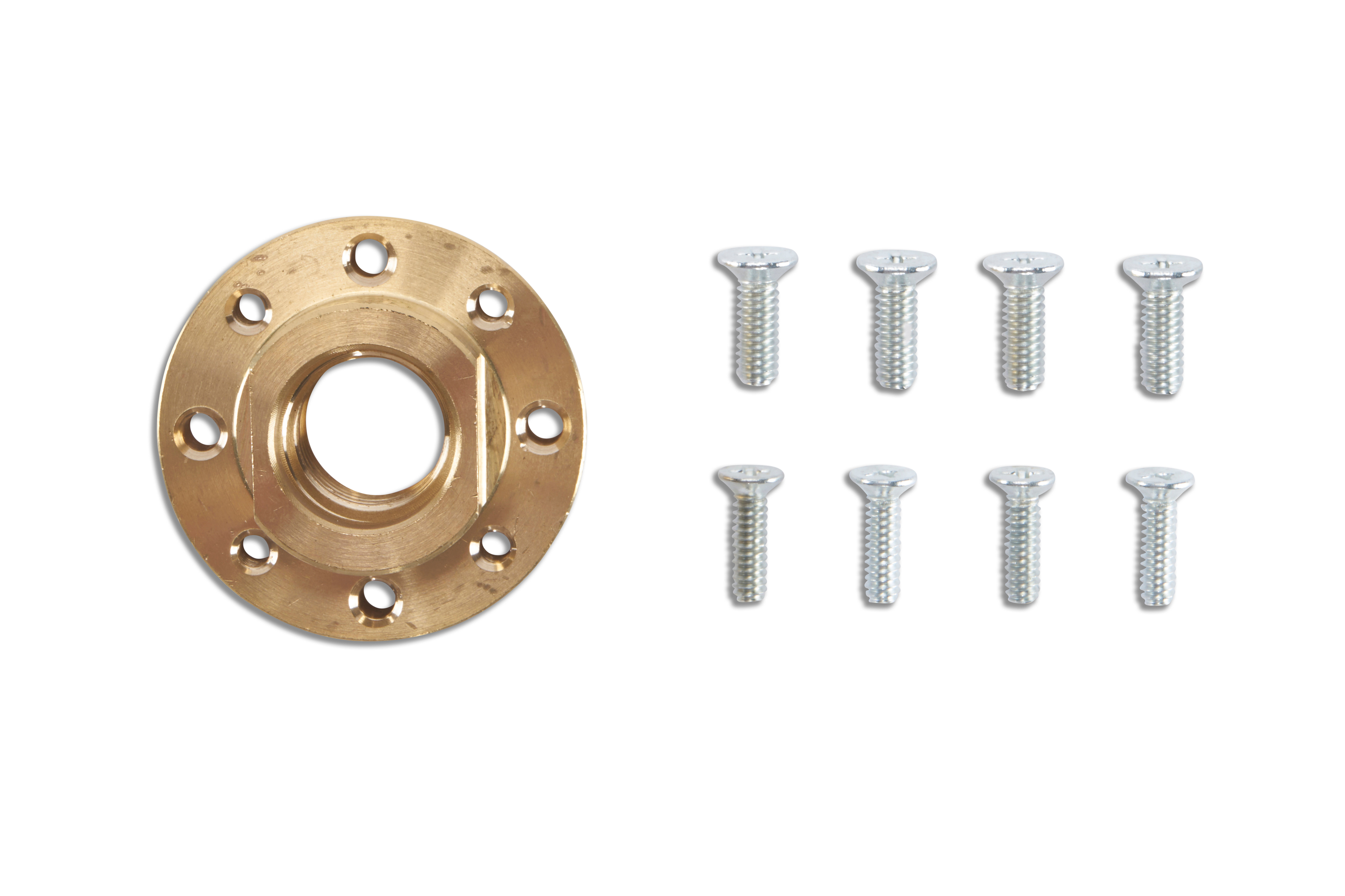 Diarex 4-Hole Flush-Mount Threaded Flange, 5/8