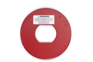 Tornado Rigid Disc 4&quot; T-1, 120 Grit Red