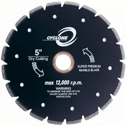 Cyclone Electroplated Marble Blade 4 1/2" 5/8"-20mm-7/8"
