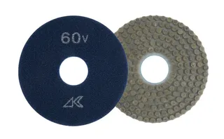 Alpha Ceramica Vitrified, 4" 60 Grit Blue
