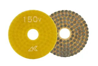 Alpha Ceramica Vitrified, 4" 150 Grit Yellow