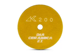 Alpha Ceramica EX Pad 4" 200 Grit Yellow