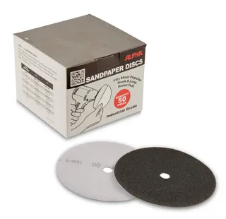 Alpha QRS Silicon Carbide Sandpaper 5" 80 Grit