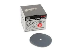 Alpha QRS Silicon Carbide Sandpaper 5" 400 Grit