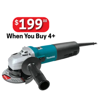 Makita Variable Speed Grinder 4-1/2" 9564CV 12 amp