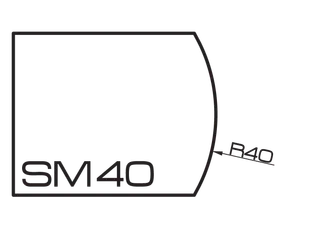 ADI UHS Profile SM40 4cm 80 Series CNC Profile Wheels R=40mm
