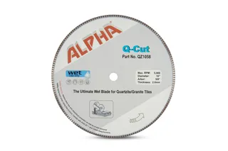 Alpha Q-Cut Blade 10" Diameter 5/8" Arbor 