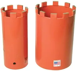 Diarex Segmented Core Bit 2-1/4" OD x 4", 5/8"-11F