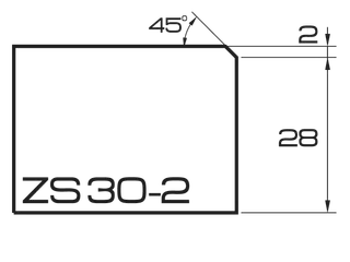 ADI UHS Profile ZS30-2 3cm 80 Series CNC Profile Wheels