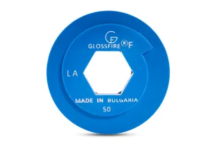 GlossFire Resin Disc 5" 50 Grit Dark Green Snail Lock