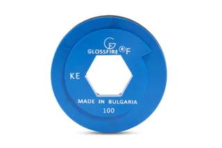 GlossFire Resin Disc 5" 100 Grit Black Snail Lock
