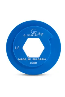 GlossFire Resin Disc 5" 1000 Grit White Snail Lock