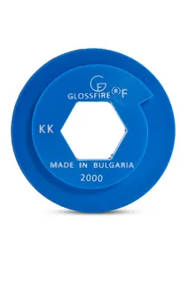 GlossFire Resin Disc 5" 2000 Grit Blue Snail Lock