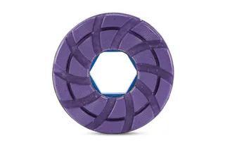 GlossFire Resin Disc 5" Buff Purple Snail Lock