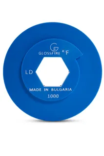 GlossFire Resin Disc 6" 1000 Grit White Snail Lock