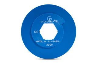 GlossFire Resin Disc 6" 2000 Grit Blue Snail Lock