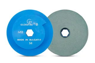 GlossFire-B Resin Disc 5" 50 Grit Green Snail Lock