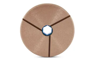 GlossFire-B Copper Disc 5" 100 Grit Snail Lock