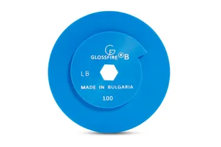 GlossFire-B Copper Disc 6" 100 Grit Snail Lock