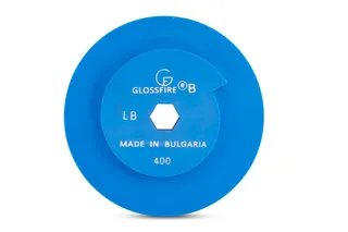 GlossFire-B Copper Disc 6" 400 Grit Snail Lock