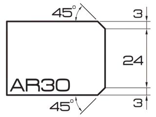 ADI UHS Profile AR30 3cm 40 Series CNC Profile Wheels