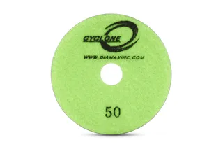 Cyclone Superflex Wet Polishing Pad 4" 50 Grit