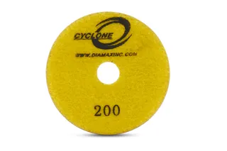 Cyclone Superflex Wet Polishing Pad 4" 200 Grit